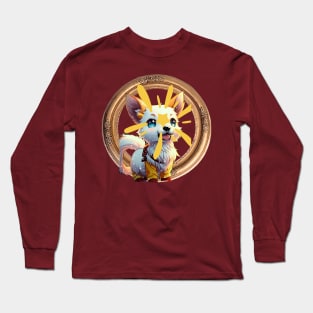 Cuteness Anime Puppy (against gold ring) Long Sleeve T-Shirt